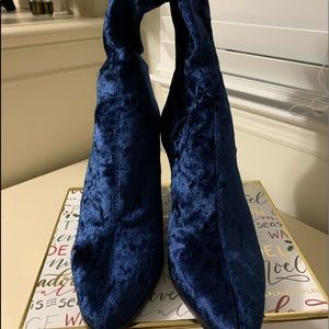 Navy Blue Booties